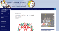 Desktop Screenshot of polskakongressen.org